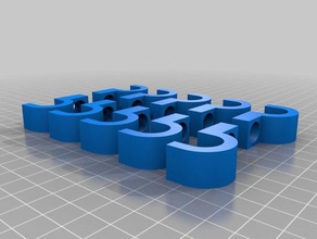 sujetatubo 16 mm las piezas de repuesto personalizado 3d print model - Mito3D