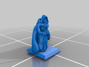 elf wizard toy & game accessories dungeons dragons rpg tabletop 3d print model - Mito3D