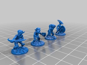 goblin party 3d printing d&d 3d print model - Mito3D