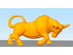 touro animais 3d print model - Mito3D