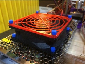 cooling fan 80mm pin smps diy 3d print model - Mito3D