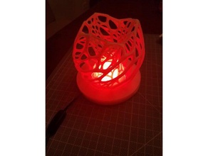 cellular lamp magnetic stand 3d printing 3d print model - Mito3D