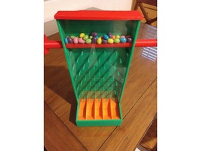 plinko candy dispenser toys & games 3d print model - Mito3D