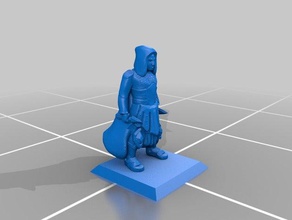 human cleric toy & game accessories dungeons dragons rpg tabletop 3d print model - Mito3D