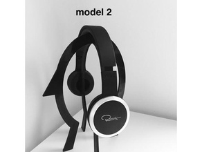 cuffie forma di testa stand audio le titolare casa arredamento per la musica utile 3d print model - Mito3D