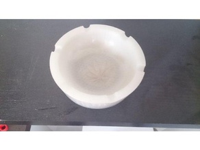 cendrier chanvre cannabis household ashtray 3d print model - Mito3D