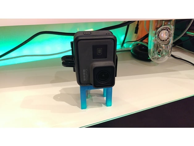go pro stand de la caméra 3D print model - Mito3D