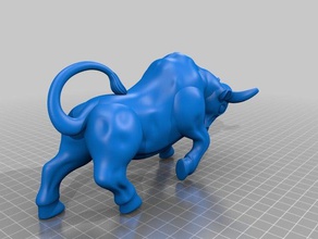 bull art 3d print model - Mito3D