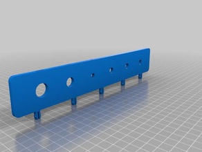 pegboard screwdriver holder tool holders & boxes 3d print model - Mito3D