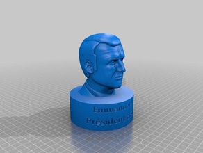 2022 2017 emmanuel 3995 - Cumhurbaşkanı des riches insanlar Fransa Başkan 3d print model - Mito3D