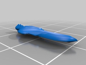 bárbaro espada naheulbeuk brinquedo & acessórios para jogos barbarre 3d print model - Mito3D