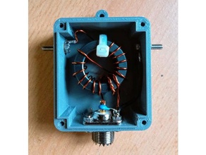 efhw antenna box electronics hamradio 3d print model - Mito3D
