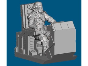 dominion crusader mk3 cockpit 28mm Spiele 3d print model - Mito3D