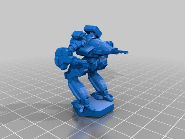 ebon jaguar models battletech mech 3D print model - Mito3D