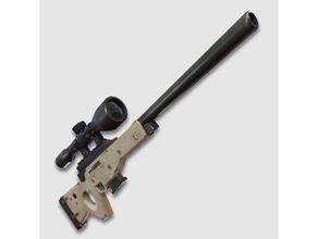 remix - bolt action sniper assembled fortnite props bracket gun game games model ninja one print pcb video weapon x box 3d print model - Mito3D