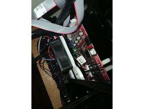anet a6 mainboard cooling 3d printer parts 3d print model - Mito3D
