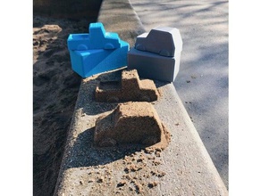 auto stampi di sabbia giochi e giocattoli la formazione muffa giocattolo 3d print model - Mito3D