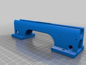 dual rail linear bearing carriage 3d printer parts 3d print model - Mito3D