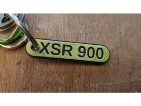 xsr 900 porte-clés de un trousseau clés xsr900 yamaha moto 3d print model - Mito3D