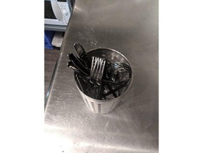 silverware divider ikea ordning utensil holder kitchen & dining hack 3d print model - Mito3D