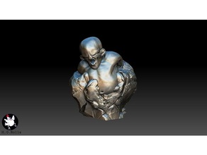 atrapado por el rock las esculturas arte 3d print model - Mito3D
