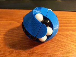 astrolabicon mecánica los juguetes astrolabacus de puzzle curvas 3d print model - Mito3D