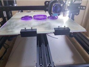 bed plate holder 3d printer like cr-10cr-10s etc accessories 3d print model - Mito3D