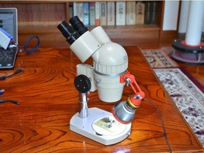 lumière de tache microscope stéréo d'autres led micro portée 3d print model - Mito3D
