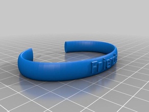 friends bracelets customized 3d print model - Mito3D