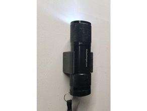 porto de frete mini lanterna clip ferramenta os titulares caixas titular montagem harborfreight ferramentas led 3d print model - Mito3D