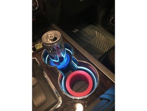 dasani red bull can adapter automotive 3d print model - Mito3D