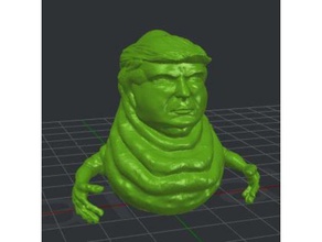 trump slime creatures ghostbusters slimer 3d print model - Mito3D