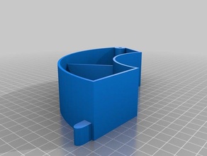 spool-Schublade f3d 1kg tipo 5m-2 tool Inhaber - Boxen angepasst 3d print model - Mito3D
