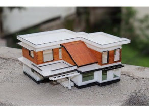 indian house 2 buildings structures residence 3d print model - Mito3D