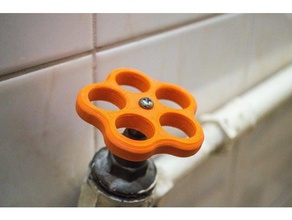 poignée du robinet salle de bain 3d print model - Mito3D
