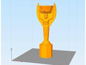 troféu da copa do mundo de futebol jules rimet esporte ao ar livre aveyron a fifa lafleur 3d print model - Mito3D