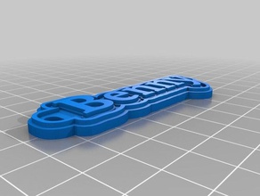 benny Anahtarlık özelleştirilmiş 3d print model - Mito3D