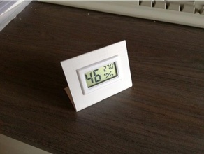 hygro - termometre dur ev dijital taşımaz mount tutucu 3d print model - Mito3D