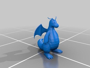 dragonite creatures nintendo pokemon 3d print model - Mito3D