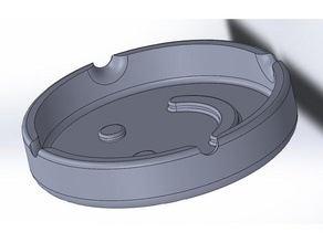 smile ashtray accessories 3d print model - Mito3D