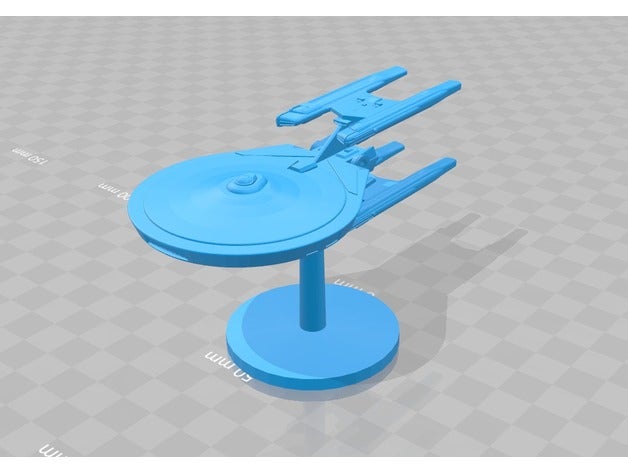 constellation class stargazer board game piece toy accessories boardgame miniature starfighter star trek 3D print model - Mito3D