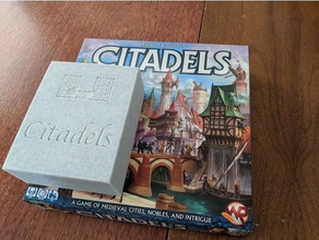 citadels 2016 travel box games boardgames 3d print model - Mito3D