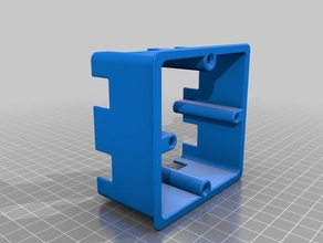 xiaomi aqara switch dry lining back box household 3d print model - Mito3D