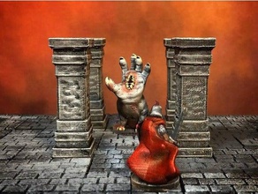 scatterblocks tall stone pillar 28mm32mm scale toys games 40k boardgame boardgames castle castles d6modular dnd dnd5e dungeon dungeons dragons terrain fantasy frostgrave gaming medieval mordheim pathfinder roleplaying rpg scatter scenery stonework tabletop wargame wargames wargaming warhammer warhammer40k wrathandruin 3d print model - Mito3D