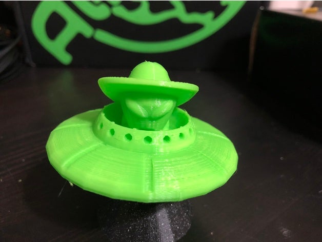 ufo uçan Daire kuntry yabancı modelleri 3D print model - Mito3D