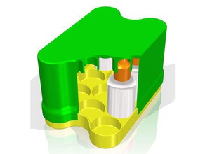 liquid-box 50ml 100ml containers bottle liquid box liquid transport box 3d print model - Mito3D