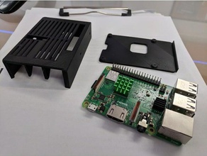 raspberry pi 3b+ disipador caso prusa mk3 3d de la impresora accesorios i3 3d print model - Mito3D