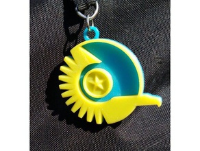 planetside 2 nc logotipo keychain chaveiros 3d print model - Mito3D