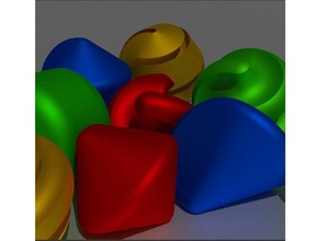 sphericons 3d de l'impression les tests inposible 3d print model - Mito3D