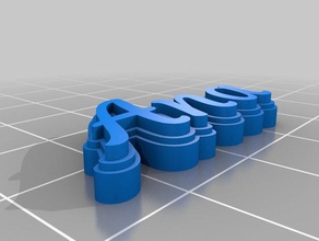ana zucchini Schlüsselanhänger angepasst 3d print model - Mito3D